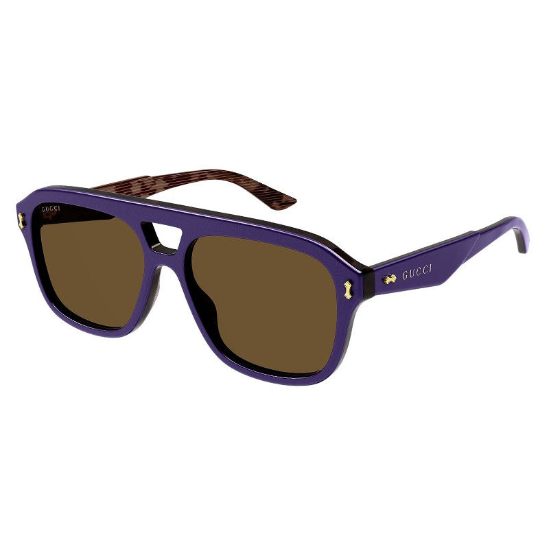 Gucci GG1263S 005 Purple Pearl/Tabac 57mm