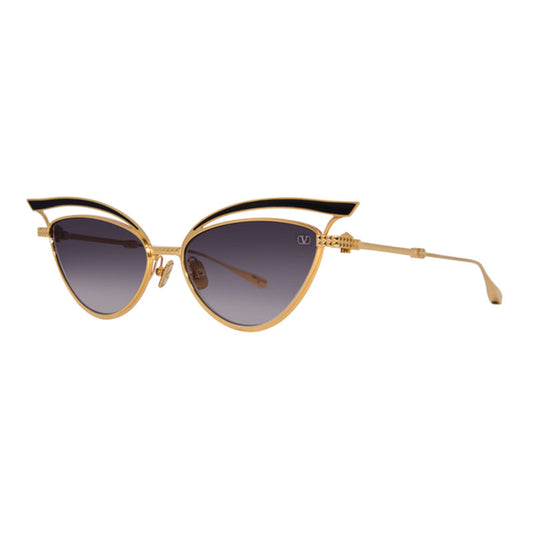 Valentino V-GLASSLINER VLS-118 A Yellow Gold/Black Enamel/Dark Grey to Light Grey AR