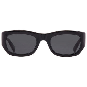 Saint Laurent Saint Laurent Dark Grey Rectangular Ladies Sunglasses SL 713 001 53