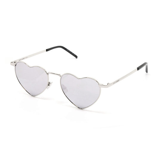 Saint Laurent SL301 LOU LOU 003 Silver/Silver Mirror