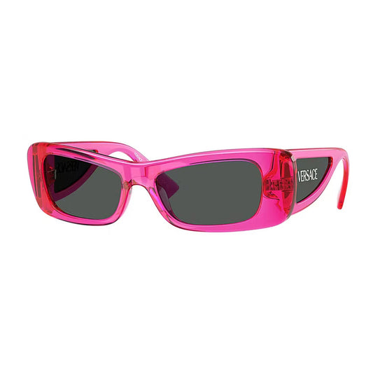 Versace VE4481 543487 Transparent Fluo Fucsia/Dark Grey