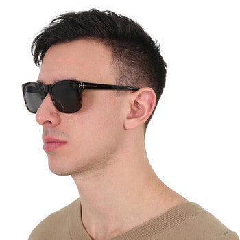 Tom Ford Tom Ford Giulio Polarized Smoke Square Men's Sunglasses FT0698 52D 59