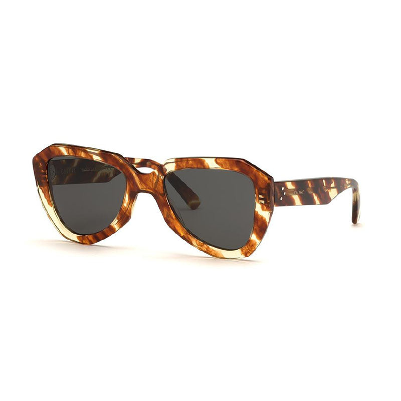 Celine CL40046U 56A Striped Brown/Grey
