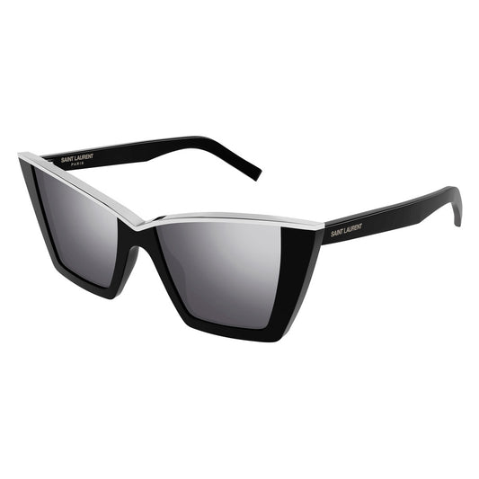 Saint Laurent SL570 002 Black/Silver Mirror