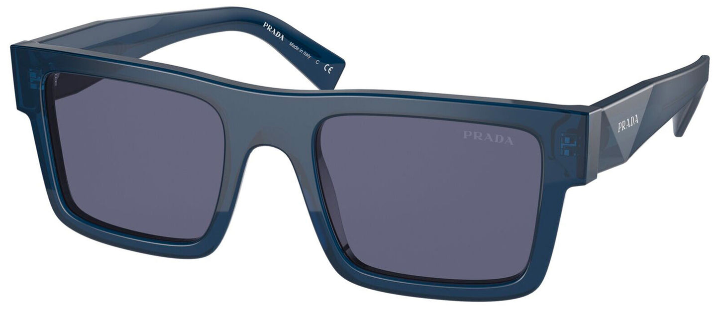 Prada PRADA-PR19WS-08Q420-52 CRYSTAL BLUE / BLUE 52-21-145 PRADA SUNGLASSES