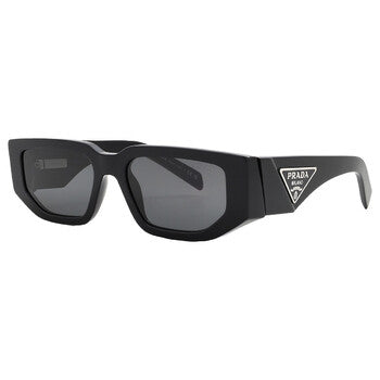 Prada Prada Dark Grey Rectangular Men's Sunglasses PR 09ZS 1AB5S0 54