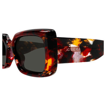 Gucci Gucci Grey Rectangular Ladies Sunglasses GG1906S 001 53