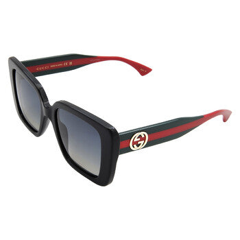 Gucci Gucci Polarized Grey Gradient Butterfly Ladies Sunglasses GG1861S 005 53