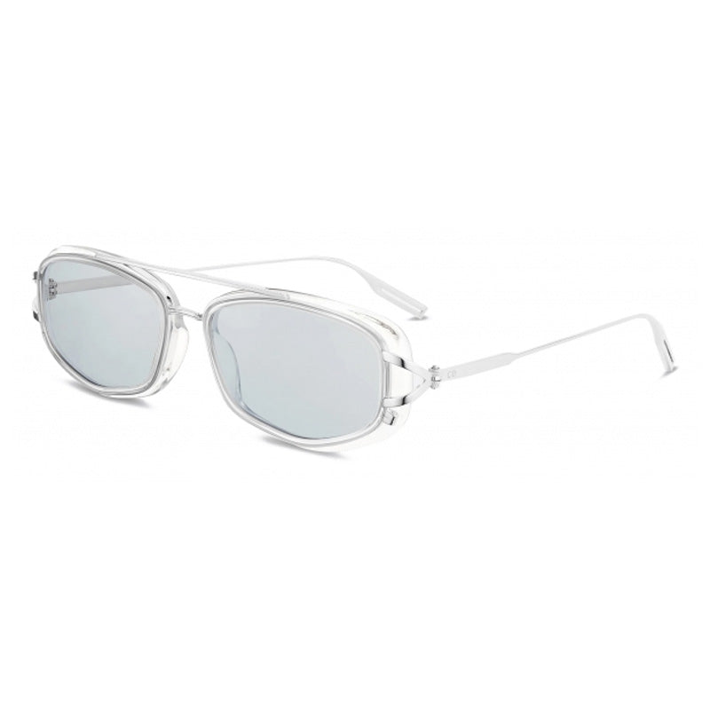 Dior NEODIORS1U 88I0 Silver/Transparent/Light Blue 56mm