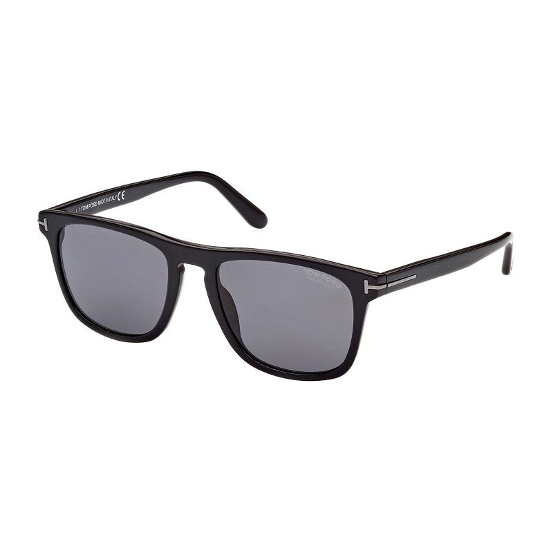 Tom Ford FT0930-F-N 01D Shiny Black/Polarized Smoke 56mm