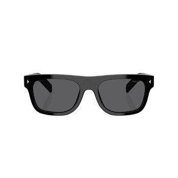 Prada Prada Dark Grey Rectangular Men's Sunglasses PR B12S 16K731 55