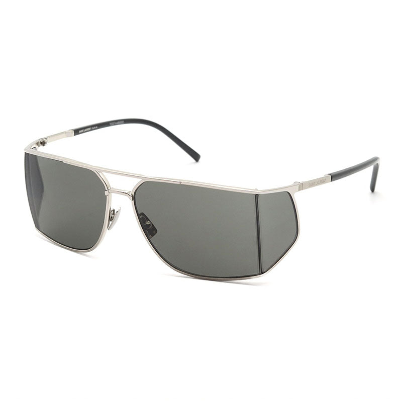 Saint Laurent SL750 002 Silver/Solid Grey lateral Mask 69mm