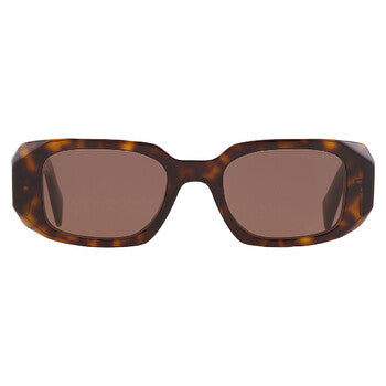Prada Prada Brown Rectangular Ladies Sunglasses PR 17WS 2AU8C1 49