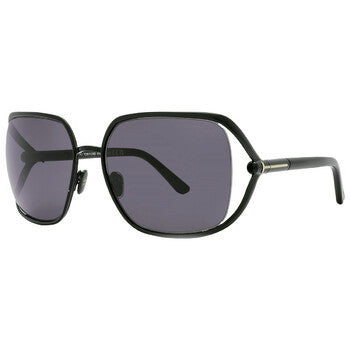 Tom Ford Tom Ford Goldie Smoke Rectangular Ladies Sunglasses FT1092 01A 60