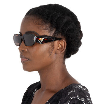 Prada Prada Brown Rectangular Ladies Sunglasses PR 17WS 2AU8C1 49