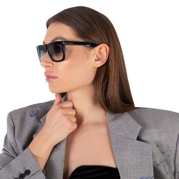 Tom Ford Tom Ford Morgan Gradient Blue Browline Unisex Sunglasses FT0513 01W 57