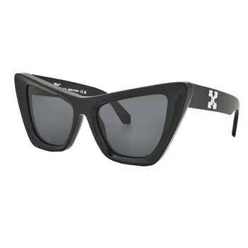 Off-White Off-White Edvard Dark Grey Cat Eye Ladies Sunglasses OERI045 1007 57