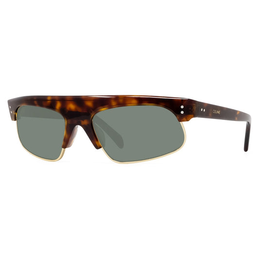 Celine CL40107U 52N Dark Havana/Green