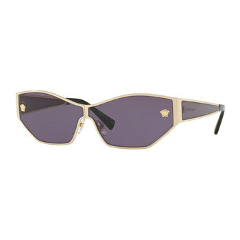 Versace Versace Pale Gold Violet Butterfly Ladies Sunglasses 0VE2205 12521A 67