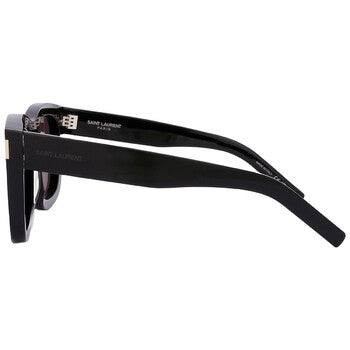 Saint Laurent Saint Laurent Dark Grey Square Ladies Sunglasses SL 650 MONCEAU 001 55