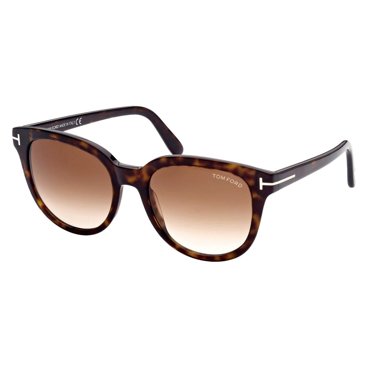 Tom Ford FT0914-F 52F Shiny Classic Dark Havana/Gradient Brown 56mm