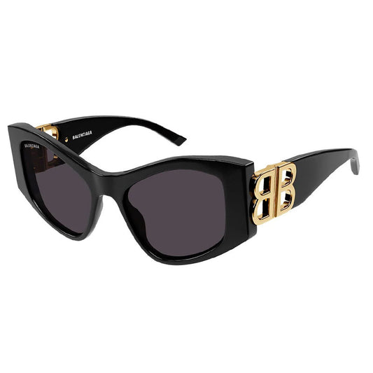 Balenciaga BB0287S 001 Black/Grey 55mm