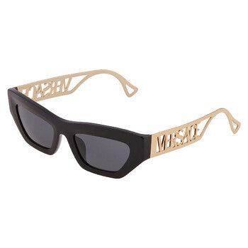 Versace Versace Dark Grey Irregular Ladies Sunglasses VE4432U GB1/87 53