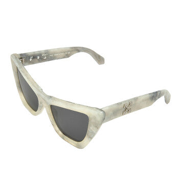 Off-White Off-White Edvard Grey Cat Eye Ladies Sunglasses OERI045 0807 57