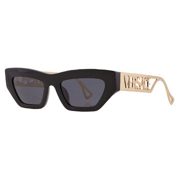 Versace Versace Dark Grey Irregular Ladies Sunglasses VE4432U GB1/87 53