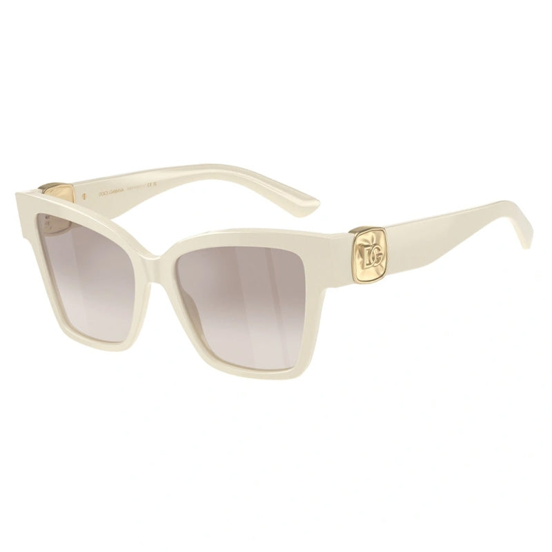 Dolce & Gabbana DG4470 331294 Cream/Clear Gradient Brown Mirror Silver 54mm