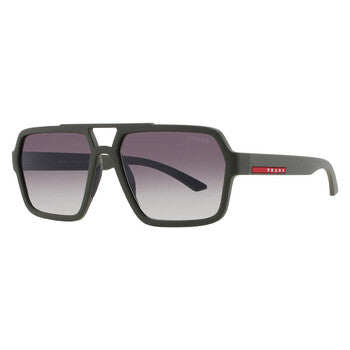 Prada Linea Rossa Prada Linea Rossa Grey Gradient Navigator Men's Sunglasses PS A06S 15X09U 59