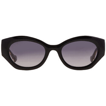 Gucci Gucci Grey Gradient Oval Ladies Sunglasses GG1553S 001 52