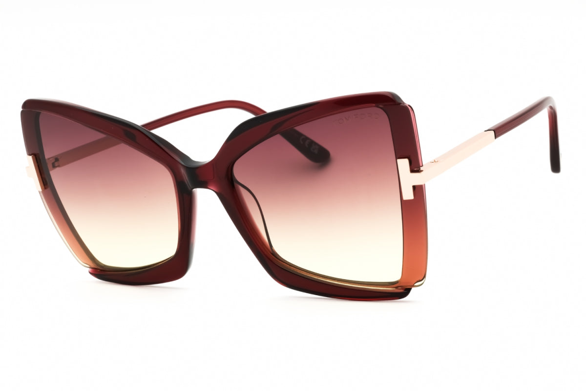 Tom Ford FT0766 69T shiny bordeaux/gradient bordeaux 63mm
