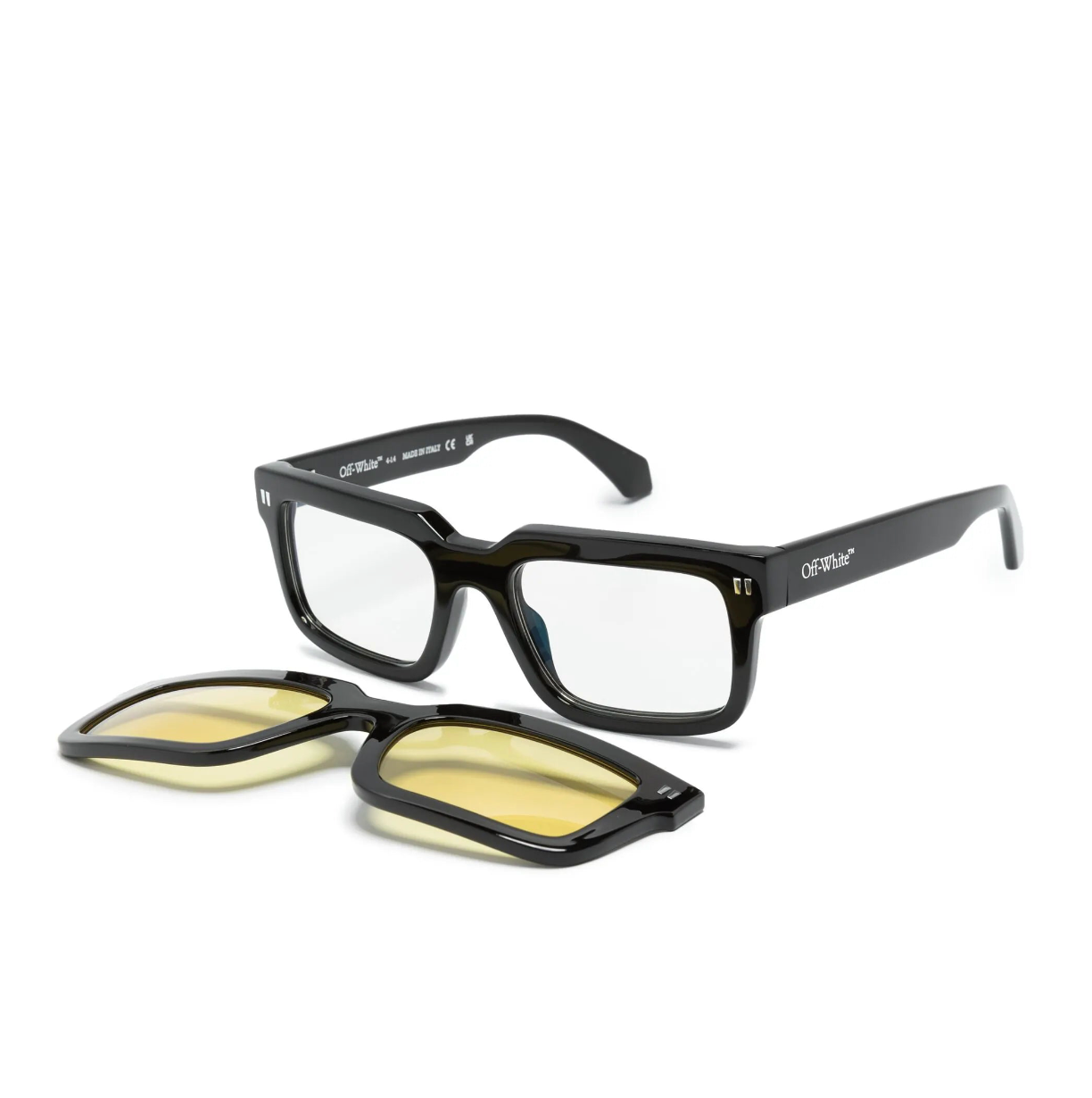 Off-White OFF-WHITE-CLIP ON BLACK YELLOW-OERI130S24PLA0011018
