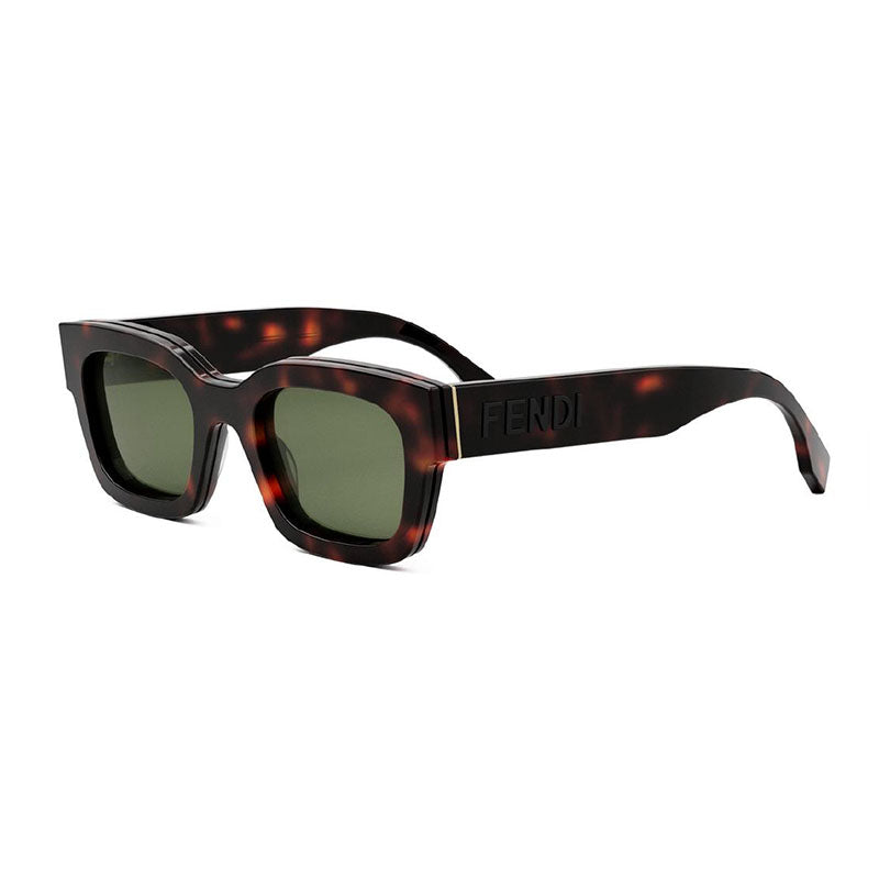 Fendi FE40119I 54N Dark Havana/Green 50mm