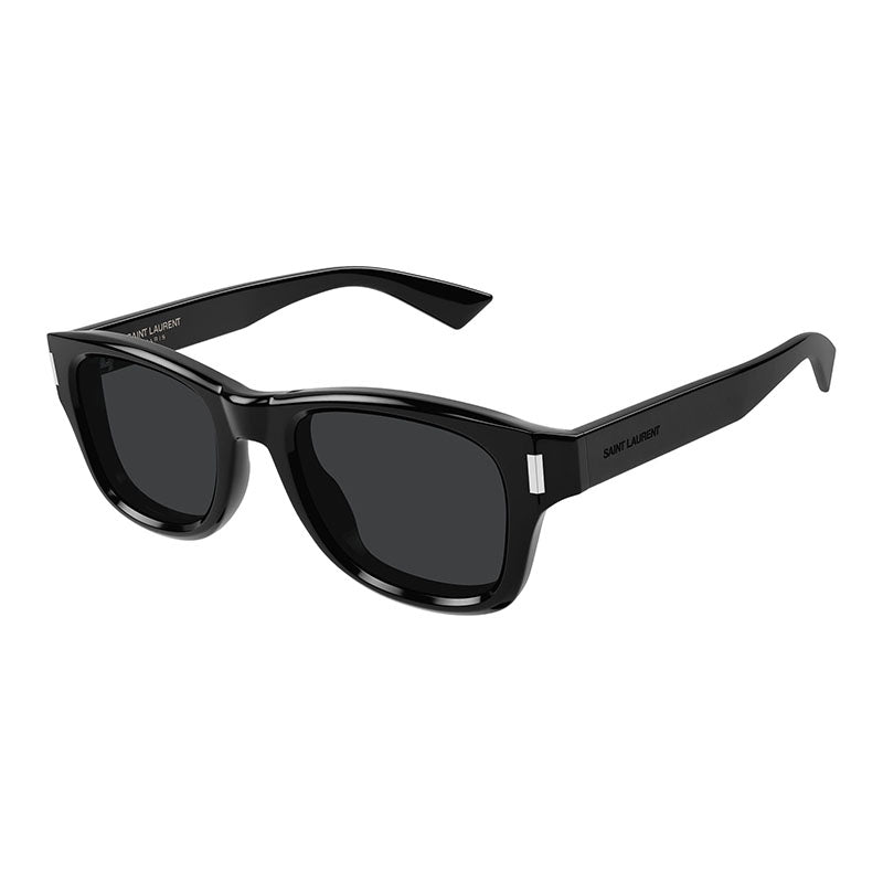 Saint Laurent SL801 001 Shiny Black/Grey