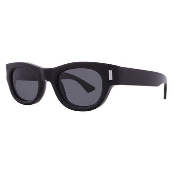 Saint Laurent Saint Laurent Black Oval Unisex Sunglasses SL 761 001 49