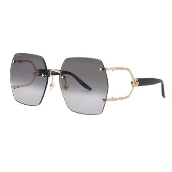 Gucci Gucci Grey Gradient Butterfly Ladies Sunglasses GG1562S 001 62