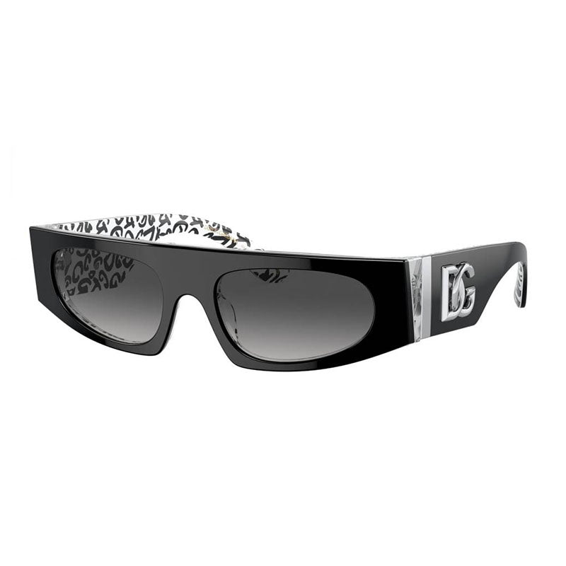 Dolce & Gabbana DG4411 33898G Black on New Graffiti/Grey Gradient 54mm