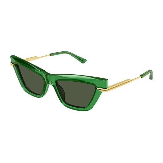 Bottega Veneta BV1241S 003 Transparent Green/Gold/Green