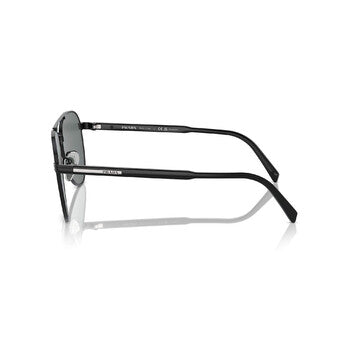 Prada Prada Polarized Dark Grey Pilot Men's Sunglasses PR A58S 1AB5Z1 58