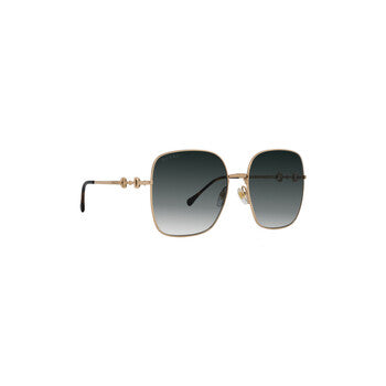 Gucci Gucci Men's Gold Tone Rectangular Sunglasses GG0879S001