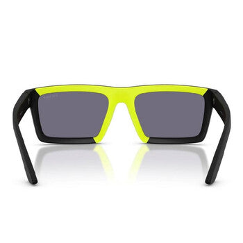 Prada Linea Rossa Prada Linea Rossa Tuning Dark Grey Mirror Red Rectangular Men's Sunglasses PS A07S 1BO10A 58