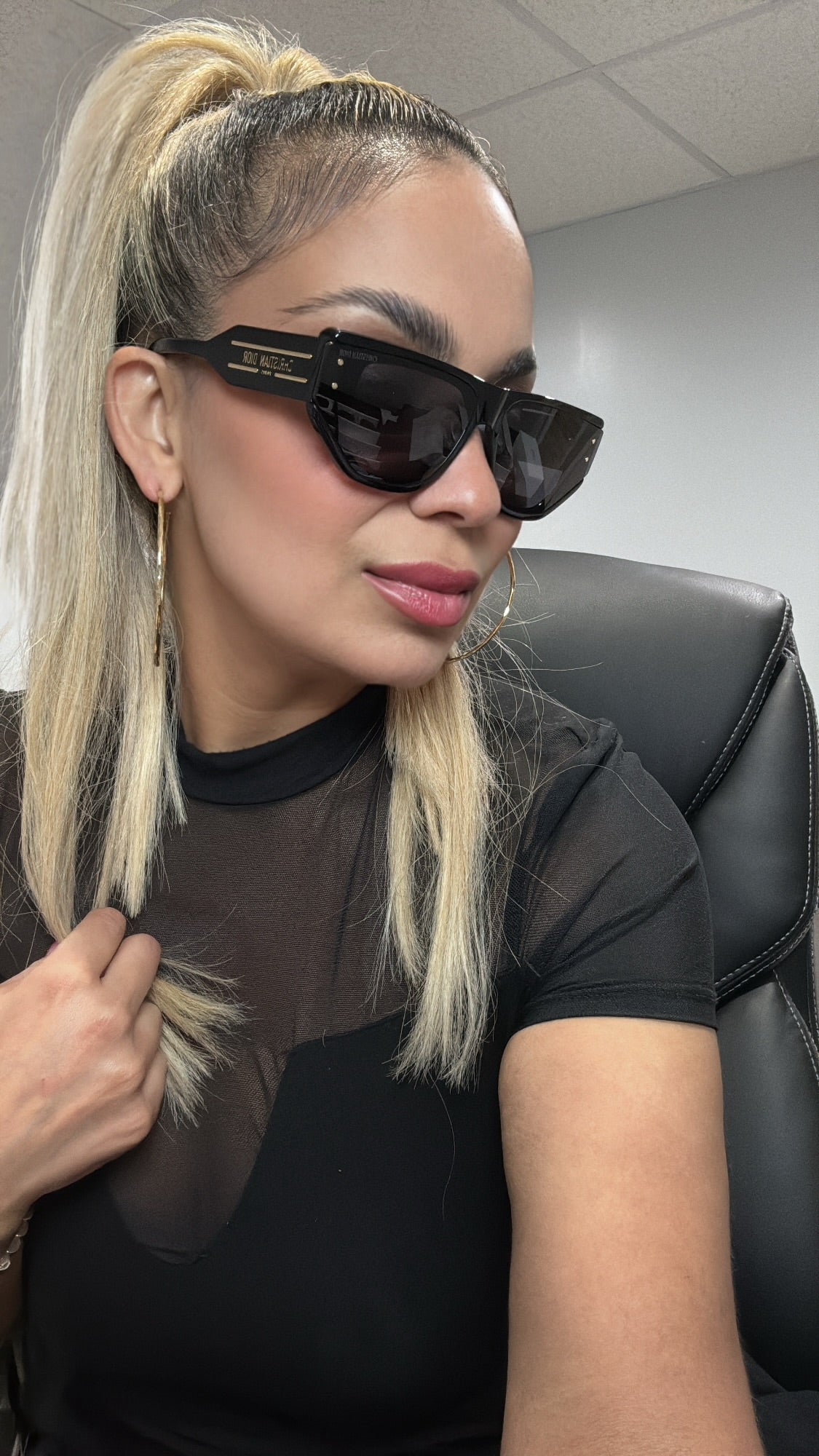 DIOR
DiorSignature S15l 64MM Cat-Eye Sunglasses