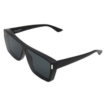 Saint Laurent Saint Laurent Black Square Unisex Sunglasses SL 756 001 64