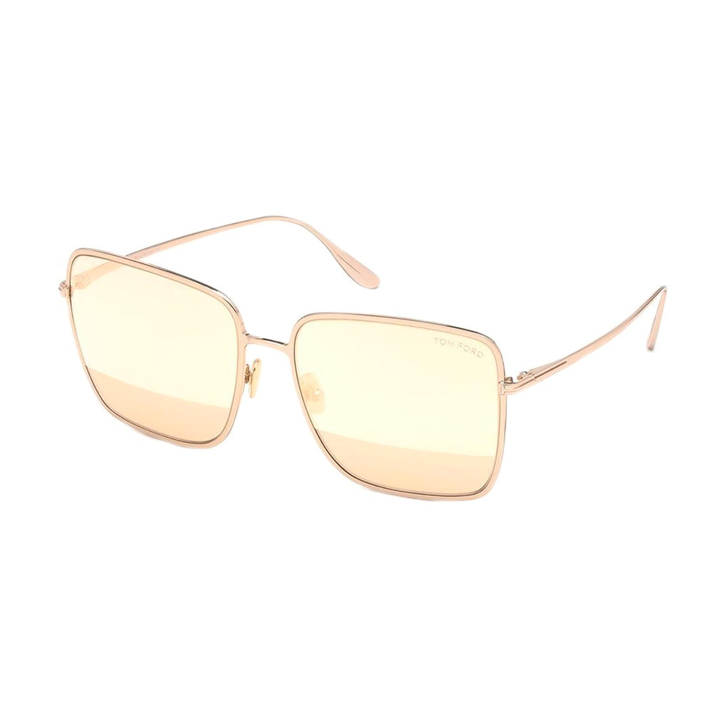 Tom Ford FT0739 28Z Rose Gold/Yellow Gold Semi Mirror 60mm