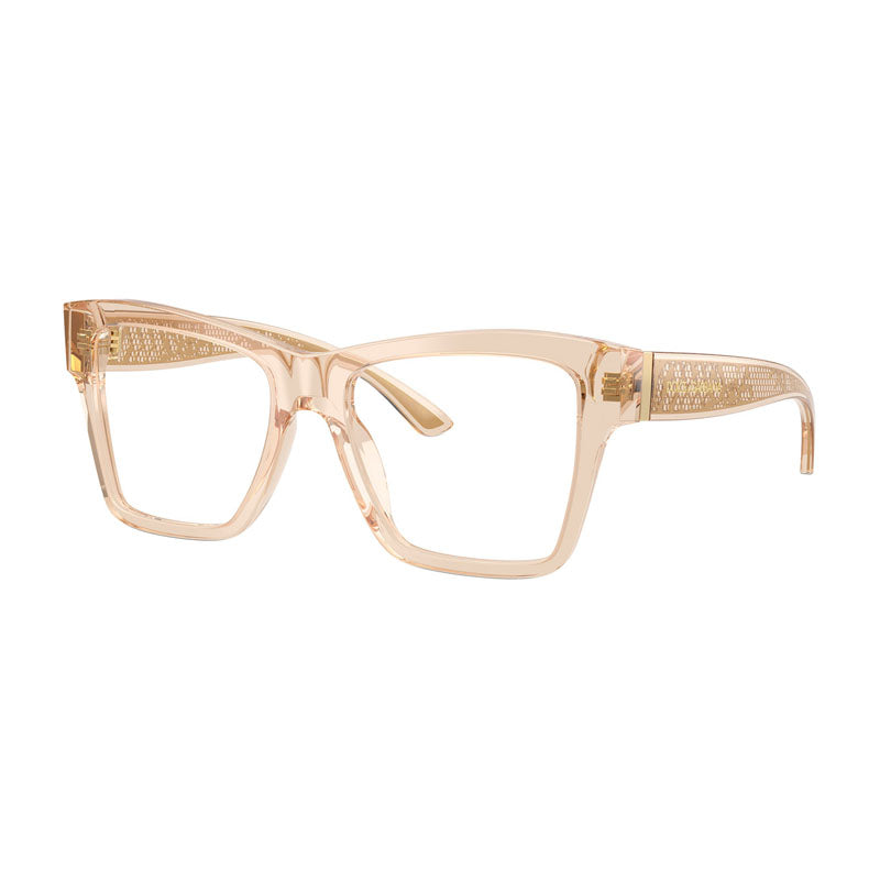 Dolce & Gabbana DG3411 3432 Transparent Camel/Clear Demo Lens 54mm