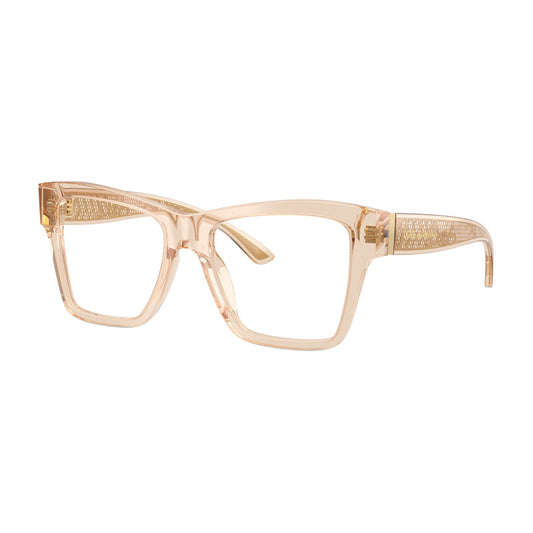 Dolce & Gabbana DG3411 3432 Transparent Camel/Clear Demo Lens 54mm