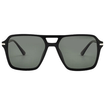 Prada Prada Polarized Green Navigator Men's Sunglasses PR 20YS 1AB03R 55