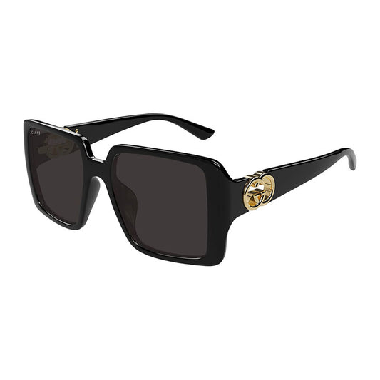 Gucci GG1692SA 001 Shiny Black/Grey 54mm